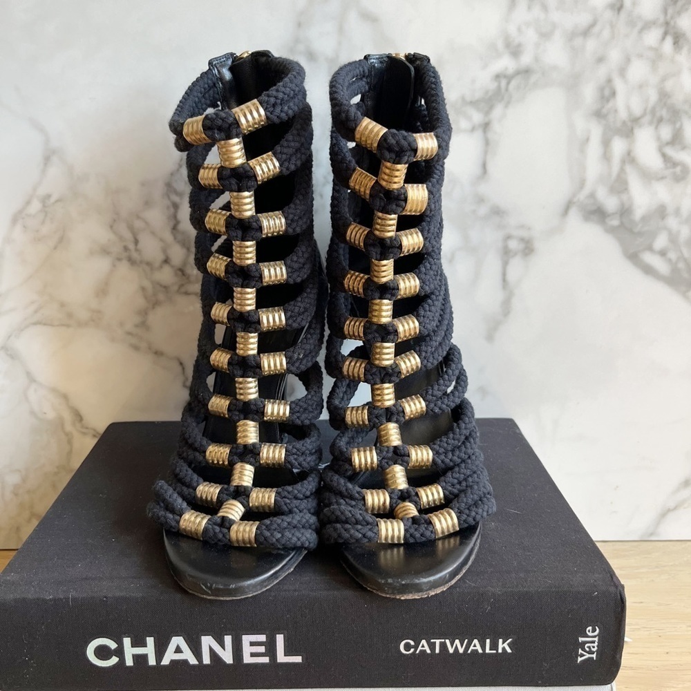 Balmain X H&M Gladiator Heels - Picture 6 of 13